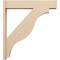 Ekena Millwork 7 1/2-in W x 38-in D x 42-in H Funston Block Rough Cedar Woodgrain TimberThane Outlooker, Primed Tan OUTUR075X38X42FST44RCPR - alternate 4